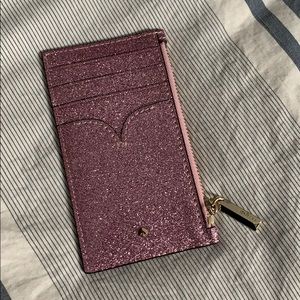 Kate Spade Glitter Card Case